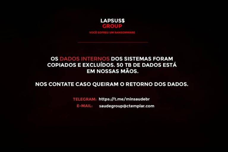 Sites do Ministério da Saúde e do Conecte SUS saem do ar após suposto ataque hacker